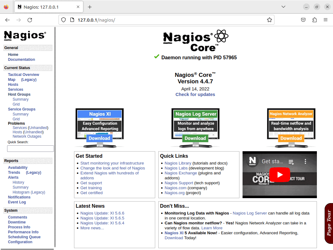 Nagios Home Page